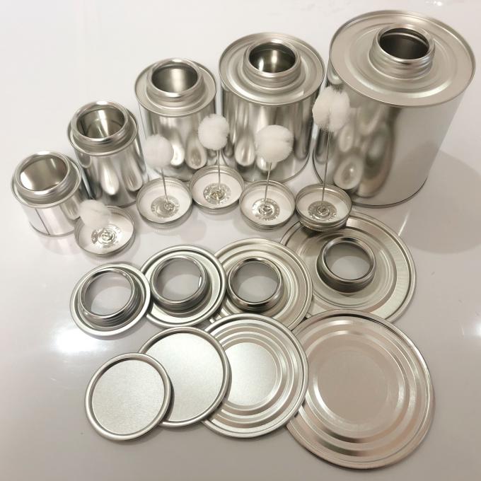 60 118 237 473 947ml la colle Tin Can Metal Round Tinplate adhésif peut avec Dauber