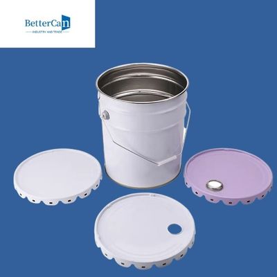 acheter Le métal rescellable peignent le seau de Pail Bucket Metal Five Gallon avec le couvercle de poignée online manufacture