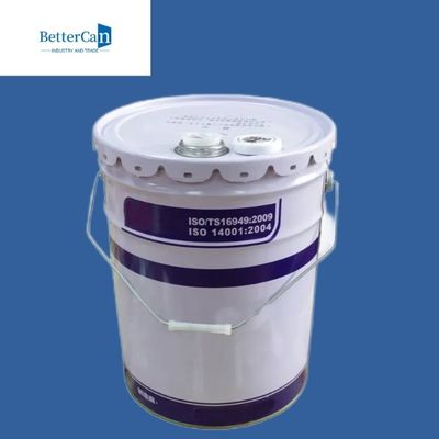 acheter Anti seau blanc du seau 15L 20L de peinture en métal de rouille avec le couvercle online manufacture