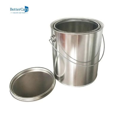 acheter Videz les boîtes de 1 de gallon peinture en métal peignent des pots avec le couvercle/métal Carry Handle online manufacture