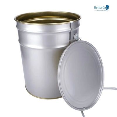 acheter Le métal décorant la peinture peut arrondir cinq seaux de gallon avec des couvercles online manufacture