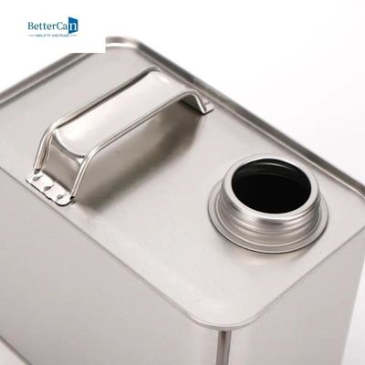 acheter 4L vides peignent des conteneurs de Tin Cans Square Oil Tin avec le couvercle online manufacture