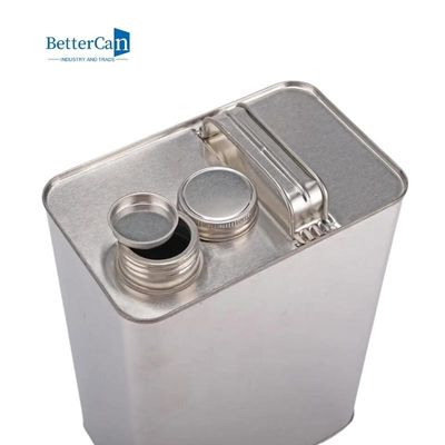 acheter style de 4L F décorant la boîte de peinture   La peinture argentée vide met en boîte avec à bouchon vissable online manufacture