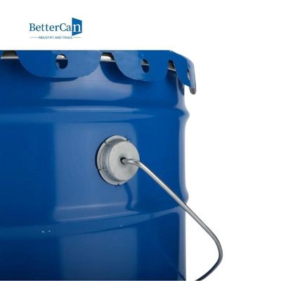 acheter Tin Buckets peint durable, métal vide bleu Pail With Lock Ring online manufacture