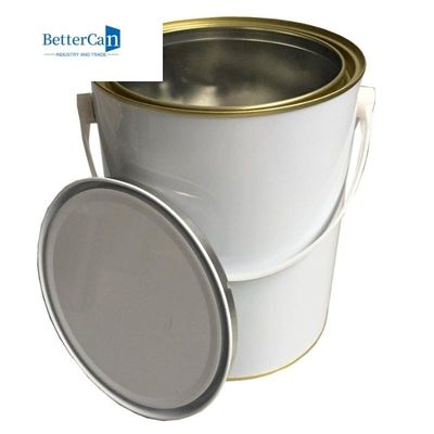 acheter la peinture vide 3.7L cogne les boîtes en fer blanc imprimées par coutume avec les couvercles ISO9001 de levier online manufacture