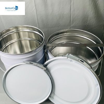 acheter Un seau conique de 18 litres avec un couvercle à fleurs, une boîte vide en métal de 20 litres. online manufacture