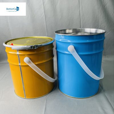 acheter 10 litres de boîtes d'étain coniques avec boucle de verrouillage Boîtes d'étain OEM 5L Sika Boîtes de métal online manufacture