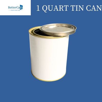 Stockage fait sur commande de Tin Bucket Drum For Packaging en métal 1L de boîte ronde automatique en métal