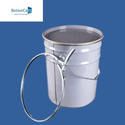 Boîtes sans doublure de peinture en métal, seaux de peinture de 5 gallons avec des couvercles