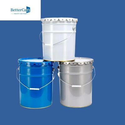 Seau de peinture en métal ISO9001 acier Pail For Oil Packaging de 3,5 gallons