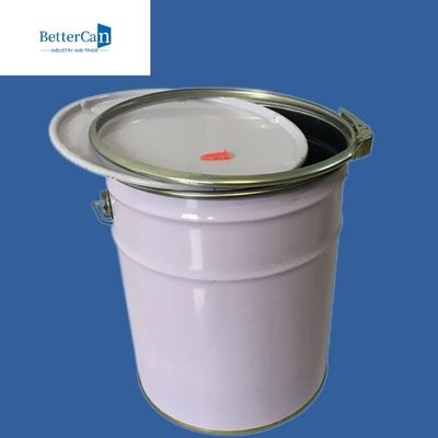 La boîte de peinture d'extérieur en métal, vident l'acier Pail With Lid de 5 gallons
