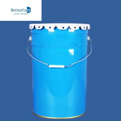 Tambour métallique antirouille de seau de peinture en métal type rond de 20 litres