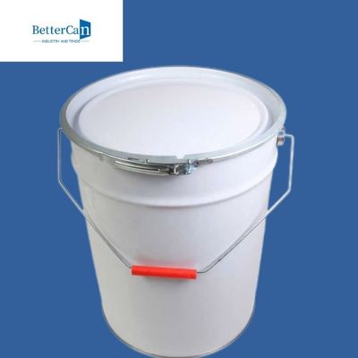 Seau de peinture en métal ISO9001 acier Pail For Oil Packaging de 3,5 gallons