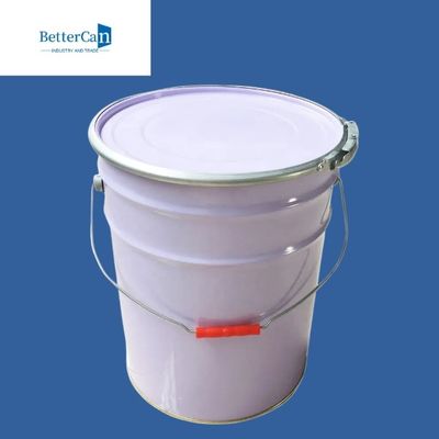 Seau de peinture en métal ISO9001 acier Pail For Oil Packaging de 3,5 gallons