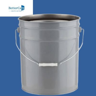 Boîtes sans doublure de peinture en métal, seaux de peinture de 5 gallons avec des couvercles