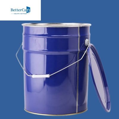18 litres grand métal Pail Buckets For Chemical Oil de 20 litres