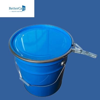 La boîte de peinture d'extérieur en métal, vident l'acier Pail With Lid de 5 gallons