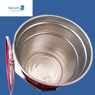 Le métal rescellable peignent le seau de Pail Bucket Metal Five Gallon avec le couvercle de poignée