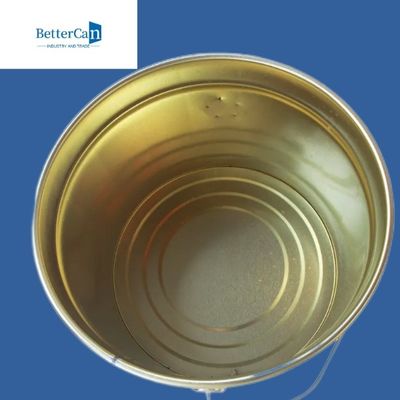 ISO9001 seau en aluminium de 5 gallons, seau peint en métal