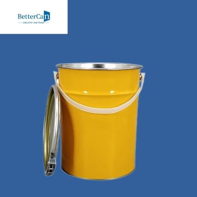 la peinture Pail Round en métal de 0.28mm-0.35mm l'ONU de seau en métal de 5 litres a approuvé