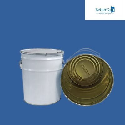 ISO9001 seau en aluminium de 5 gallons, seau peint en métal