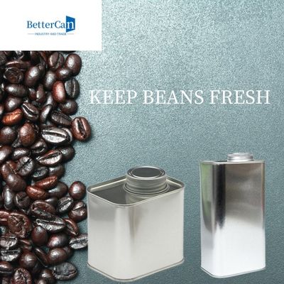 0,5 livres place Tin With Valve en métal de Bean Tin 500G de café de 1 livre