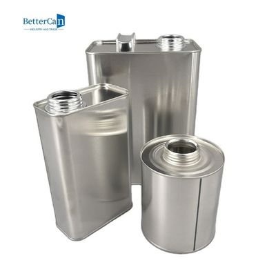 Étain rectangulaire d'huile à moteur huile de moteur de 1 gallon Tin With Pressure Cap