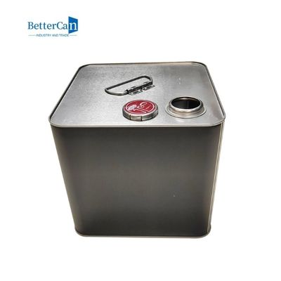 Chapeau carré de Tin Can 20L Tin Oil Container With Pressure de fer-blanc