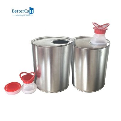 Huile à moteur ISO9001 faite sur commande Tin Empty Square Paint Cans 1 litre