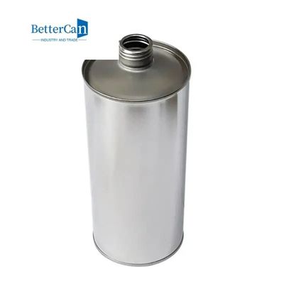 métal carré du joint 1L plat Tin Containers L105*W60*H180 avec le couvercle de vis