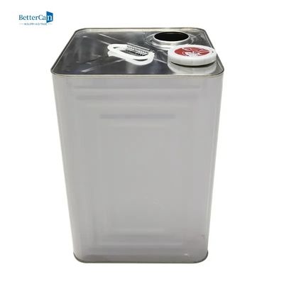 Chapeau carré de Tin Can 20L Tin Oil Container With Pressure de fer-blanc
