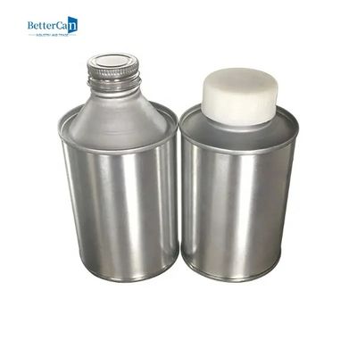 Métal rond Tin Container With Metal Cover du bidon 200ml 500ml d'huile à moteur