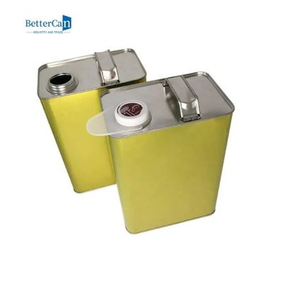L'étain d'huile à moteur ISO90001 4 litres emballage en métal de style de 1 gallon F étame avec le couvercle en métal