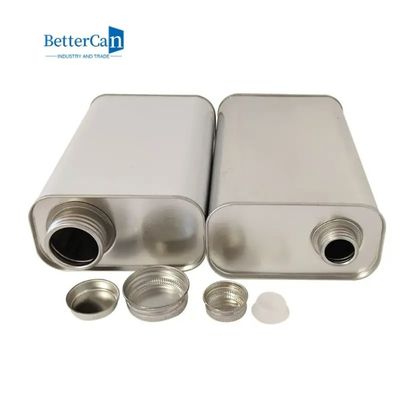 1 Gal Engine Oil Tin emballage en métal de 1 litre étame avec le couvercle en plastique de vis de butée
