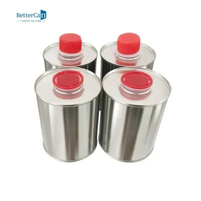 1 Gal Engine Oil Tin emballage en métal de 1 litre étame avec le couvercle en plastique de vis de butée