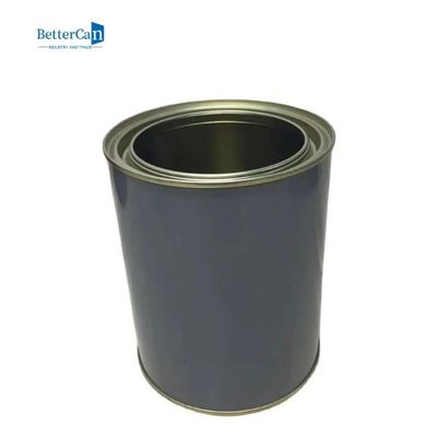 Peinture Tin Cans de voiture seau rond de peinture en métal de 4 litres avec le couvercle