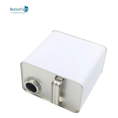 Conteneur rectangulaire en métal du bidon 4L 2L de peinture de la voiture ISO9001 avec le conteneur d'emballage de chapeau de bec