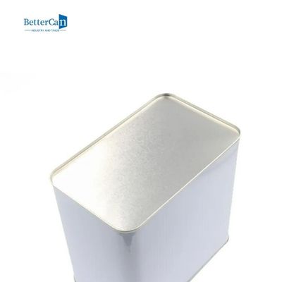 Conteneur rectangulaire en métal du bidon 4L 2L de peinture de la voiture ISO9001 avec le conteneur d'emballage de chapeau de bec