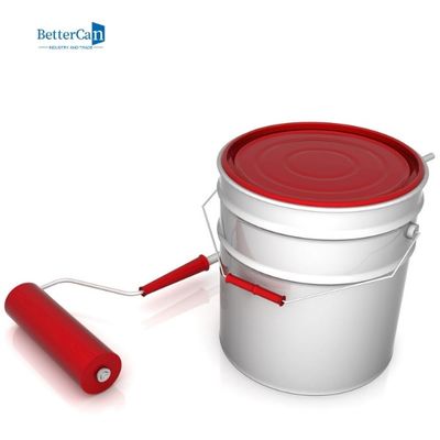 La peinture de 5 gallons peut des boîtes de fer-blanc en métal de Tin Round pour l'emballage de peinture