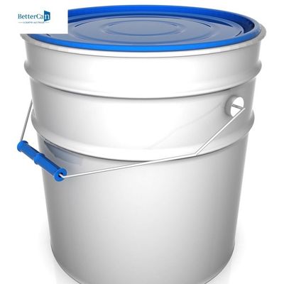 La peinture de 5 gallons peut des boîtes de fer-blanc en métal de Tin Round pour l'emballage de peinture