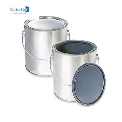 Réutilisez le vieux rectangle de bidons de peinture les boîtes vides de peinture de taille de quart de 5 litres