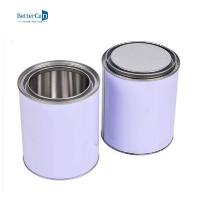 La peinture vide faite sur commande étame 1 litre autour des boîtes des véhicules à moteur de peinture avec le couvercle triple serré
