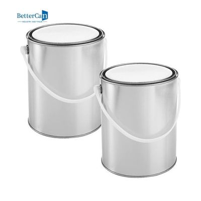 Réutilisez le vieux rectangle de bidons de peinture les boîtes vides de peinture de taille de quart de 5 litres