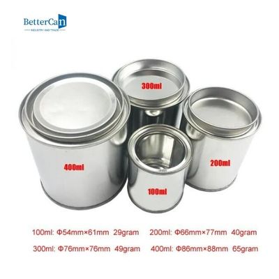Petit rond vide de Tin Cans 500ml de peinture anticorrosion avec le couvercle de levier