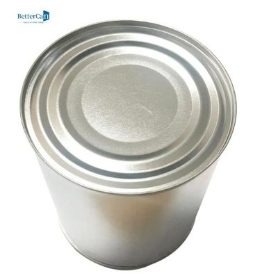 En réutilisant les boîtes vides de peinture, peignez petit Tin Cans With Lever Lid