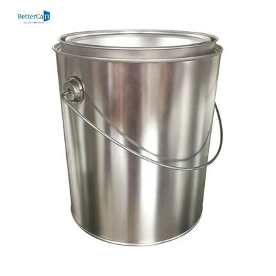 Peinture ronde Tin Cans Container   boîtes vides de peinture de gallon en métal 4L