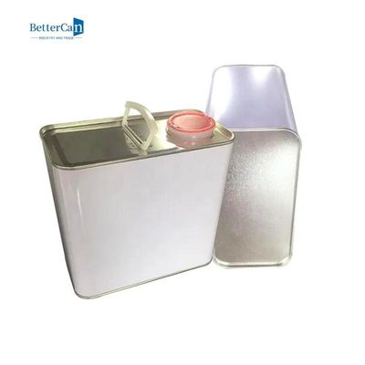 Boîtes en fer blanc de peinture de 2 litres bidons de peinture vides de gallon pour emballer un produit chimique plus mince