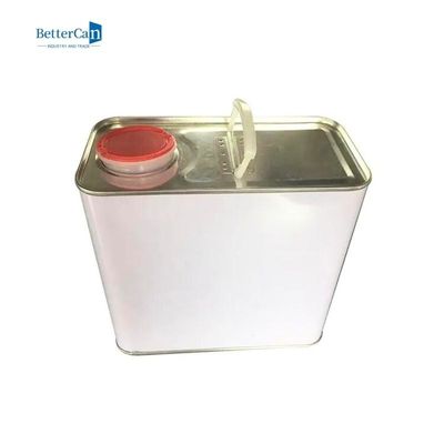 Boîtes en fer blanc de peinture de 2 litres bidons de peinture vides de gallon pour emballer un produit chimique plus mince