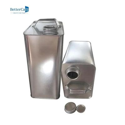 Videz la peinture Tin Cans de 2,5 litres fer-blanc Tin With Pressure Cap de 1 gallon