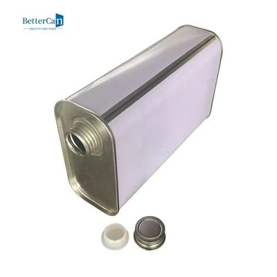 La peinture vide faite sur commande de quart met en boîte OIN rectangulaire 9001 de Tin Can With Screw Cap